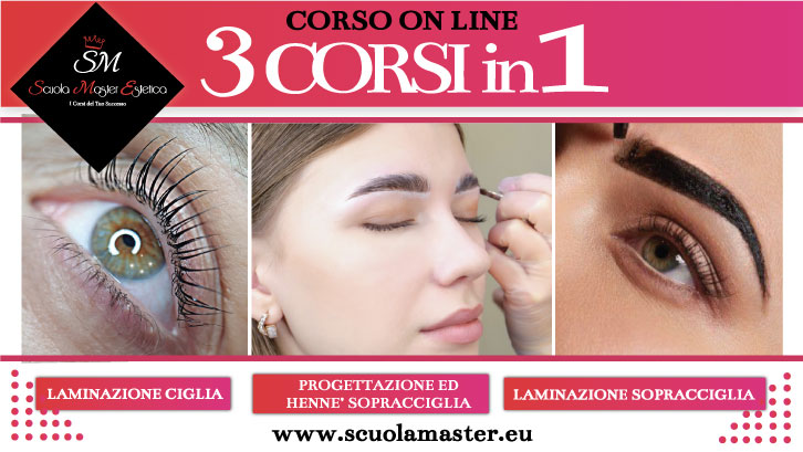 Corso 3 in 1 - ciglia e sopracciglia