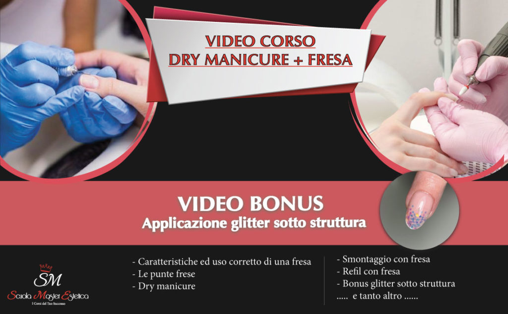 Post video coso dry manicure e fresa