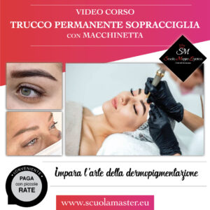 video corso trucco permanente sopracciglia