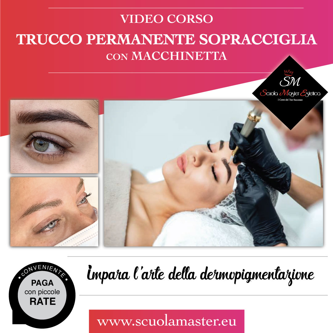 video corso trucco permanente sopracciglia